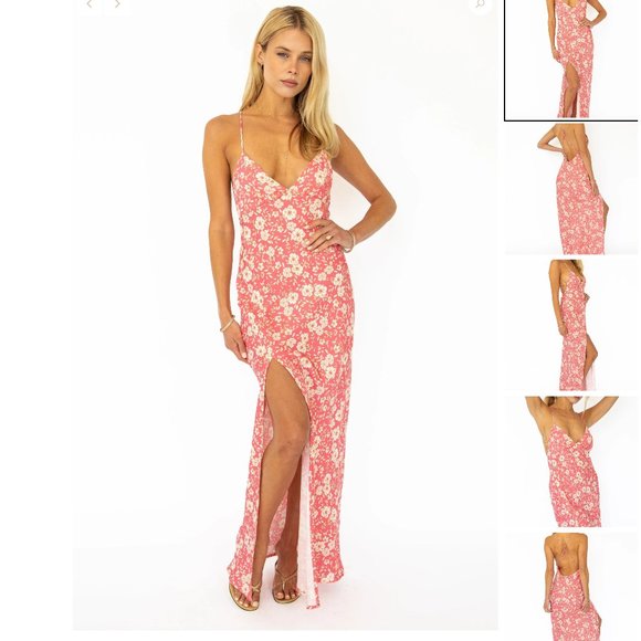 RESA Dresses & Skirts - RESA CAMILLE SLIP DRESS IN GUAVA - NWT